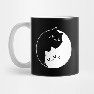 Yin Yang Cats Mug